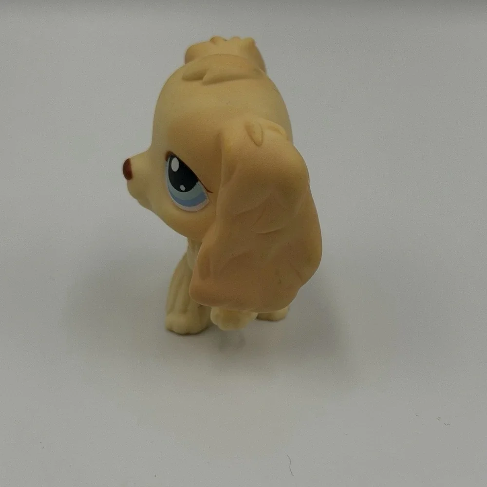 Littlest Pet Shop (LPS) #91 Cocker Spaniel‎ Dog with Blue Eyes